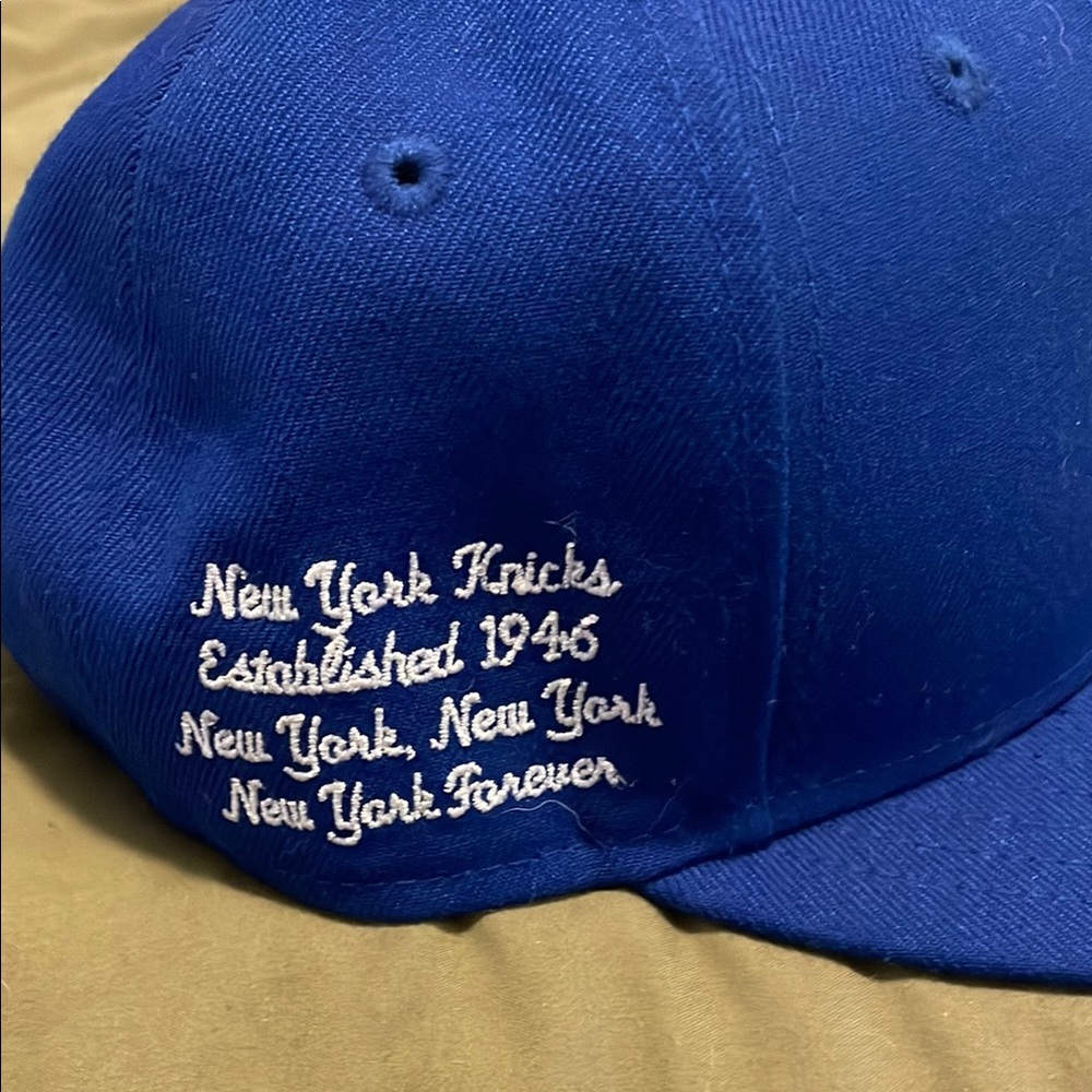 New York Knicks Blue Cap - Picture 3 of 5